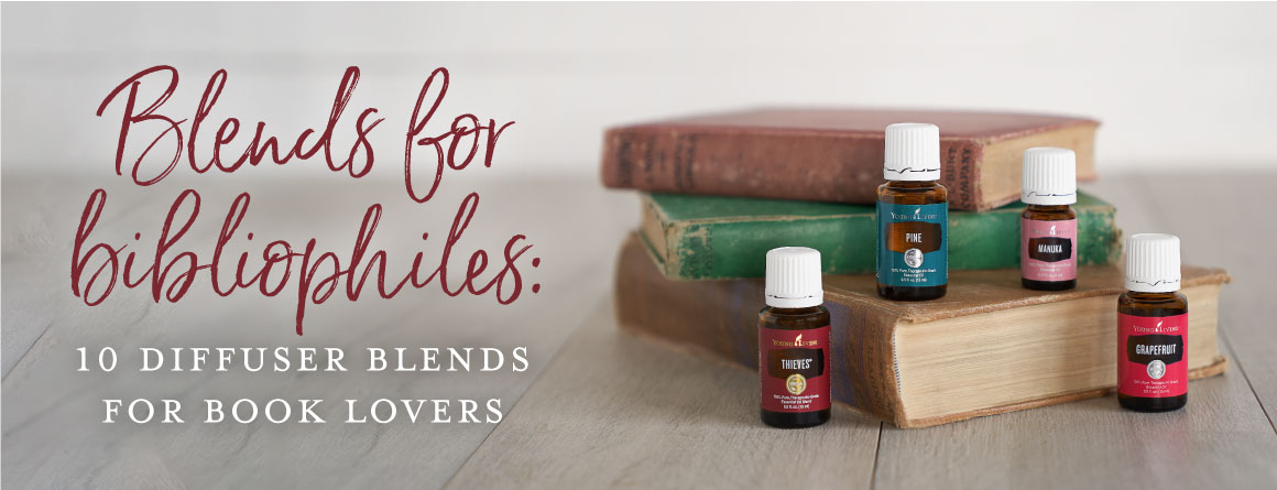 Thieves, pine, manuka, and grapefruit essential oils smell like books when diffused