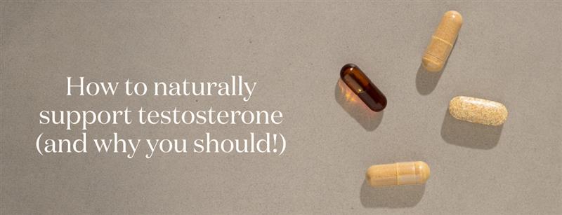 title card for how to naturally boost testosterone