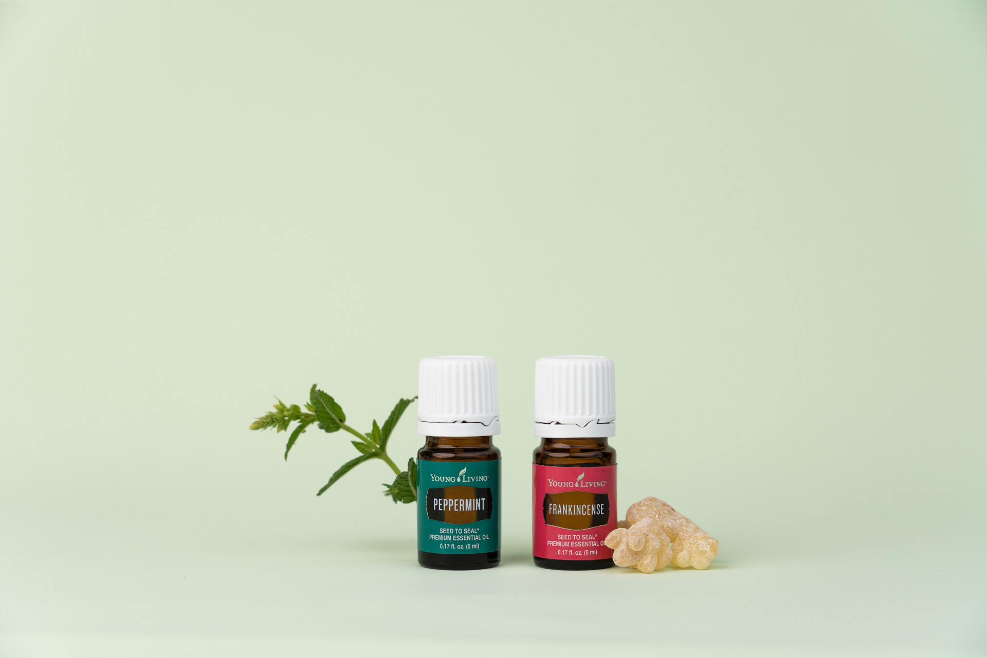 Frankincense and Peppermint Essential Oils