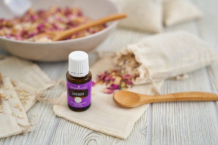 lavender essential oil is an essential ingredient in diy bath tea