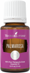 Bottle of Palmarosa essential oil