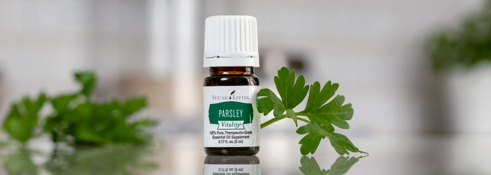 using parsley vitality essential oil for spring