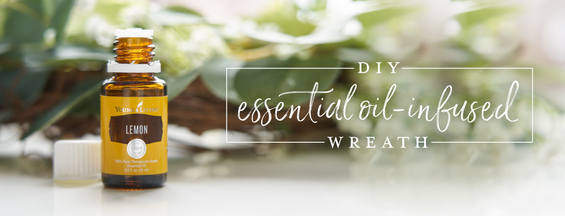 How to make an essential oil infused wreath