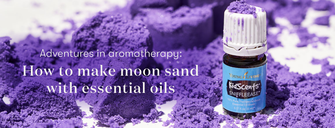 How to make moon sand with essential oils