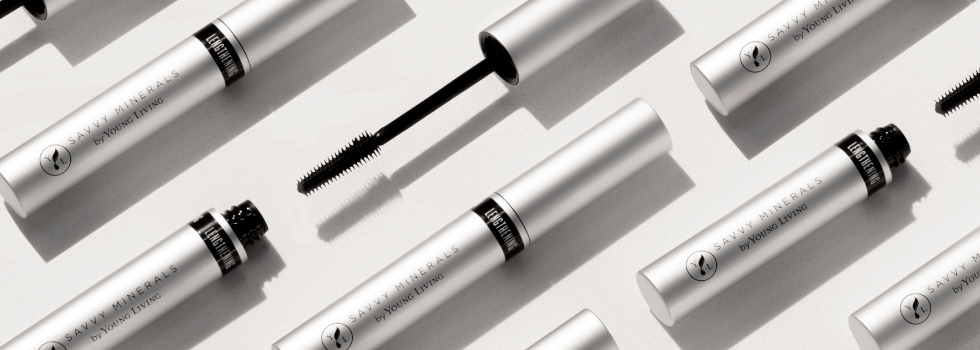 several tubes of savvy minerals lengthening mascara lined up