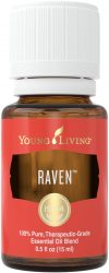 bottle of Raven Essential Oil Blend