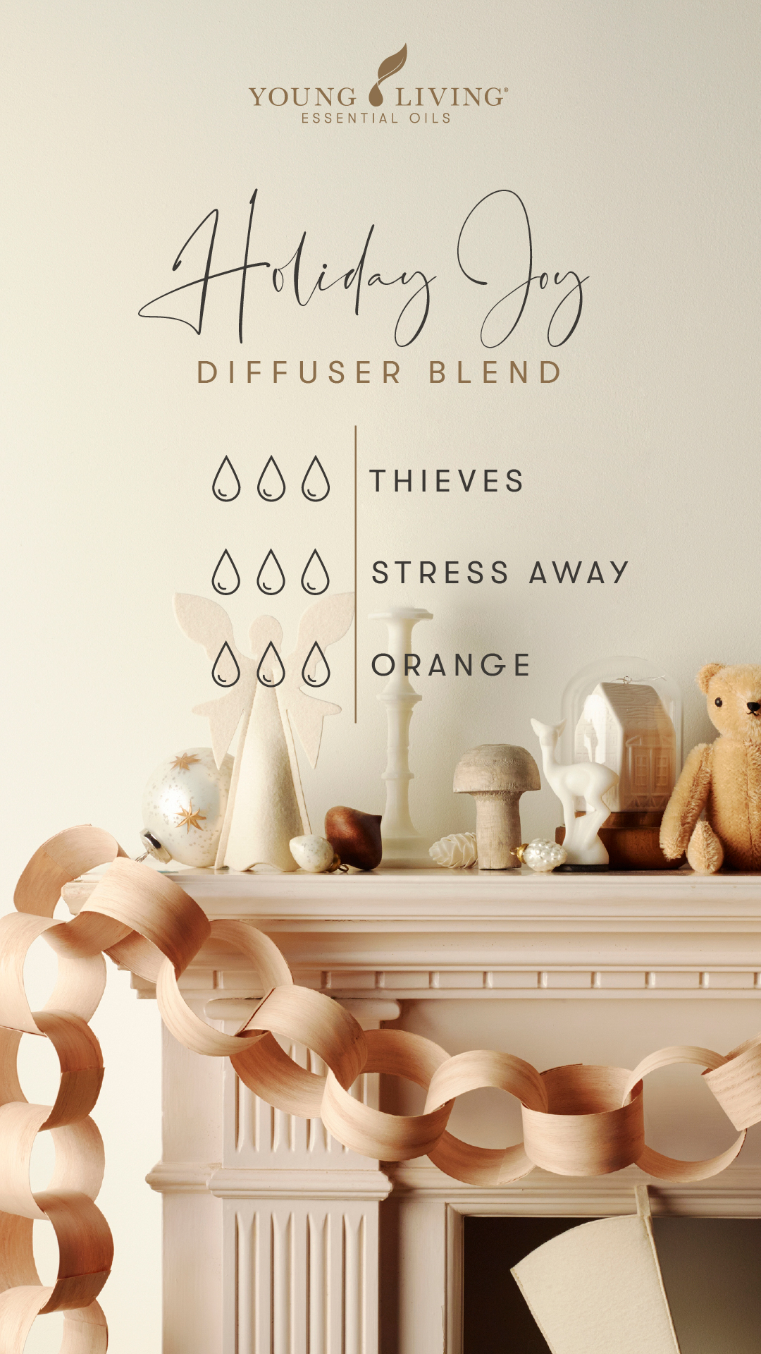 Young Living Holiday Joy essential oil diffuser blend 