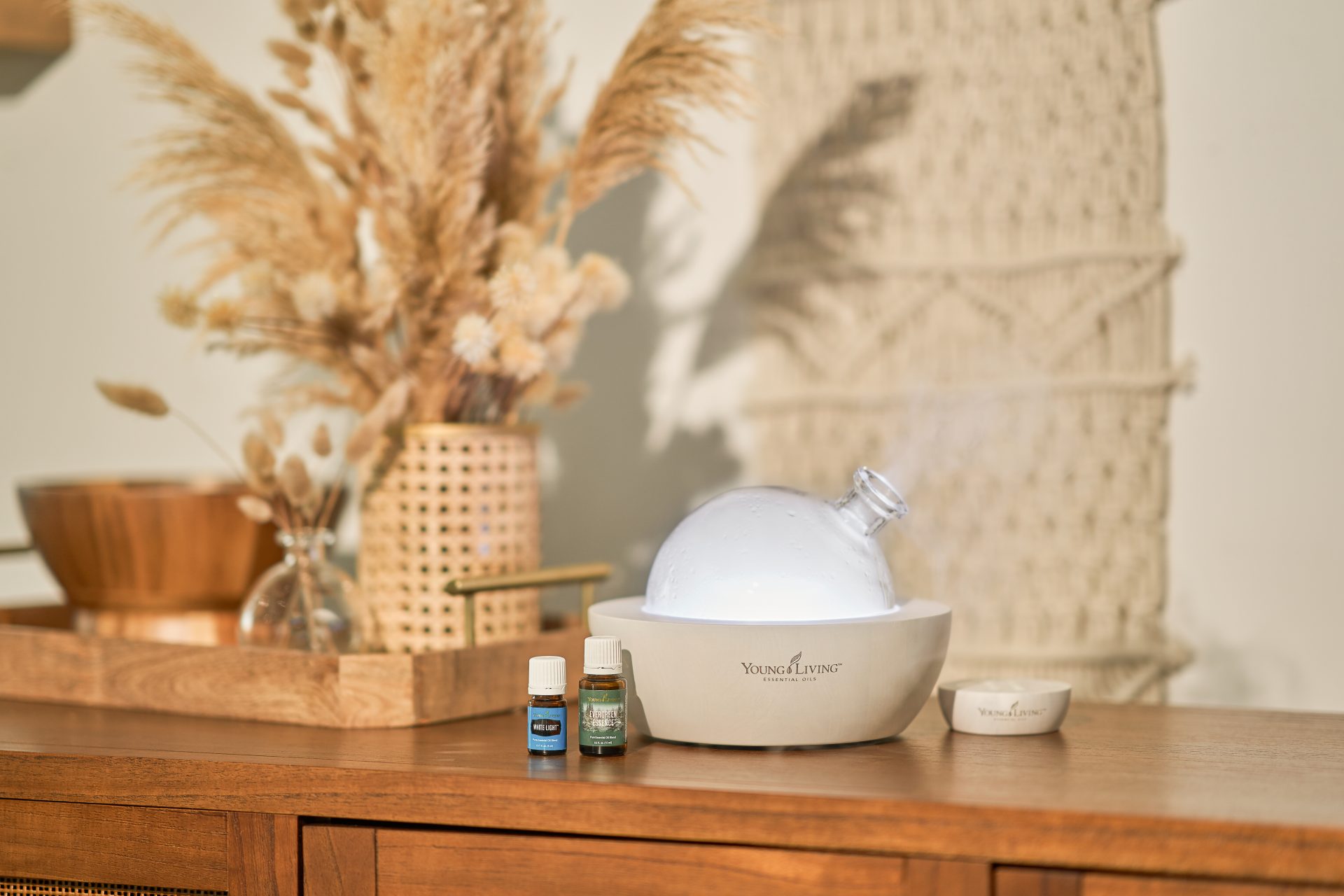Young Living Essential oils and diffuser