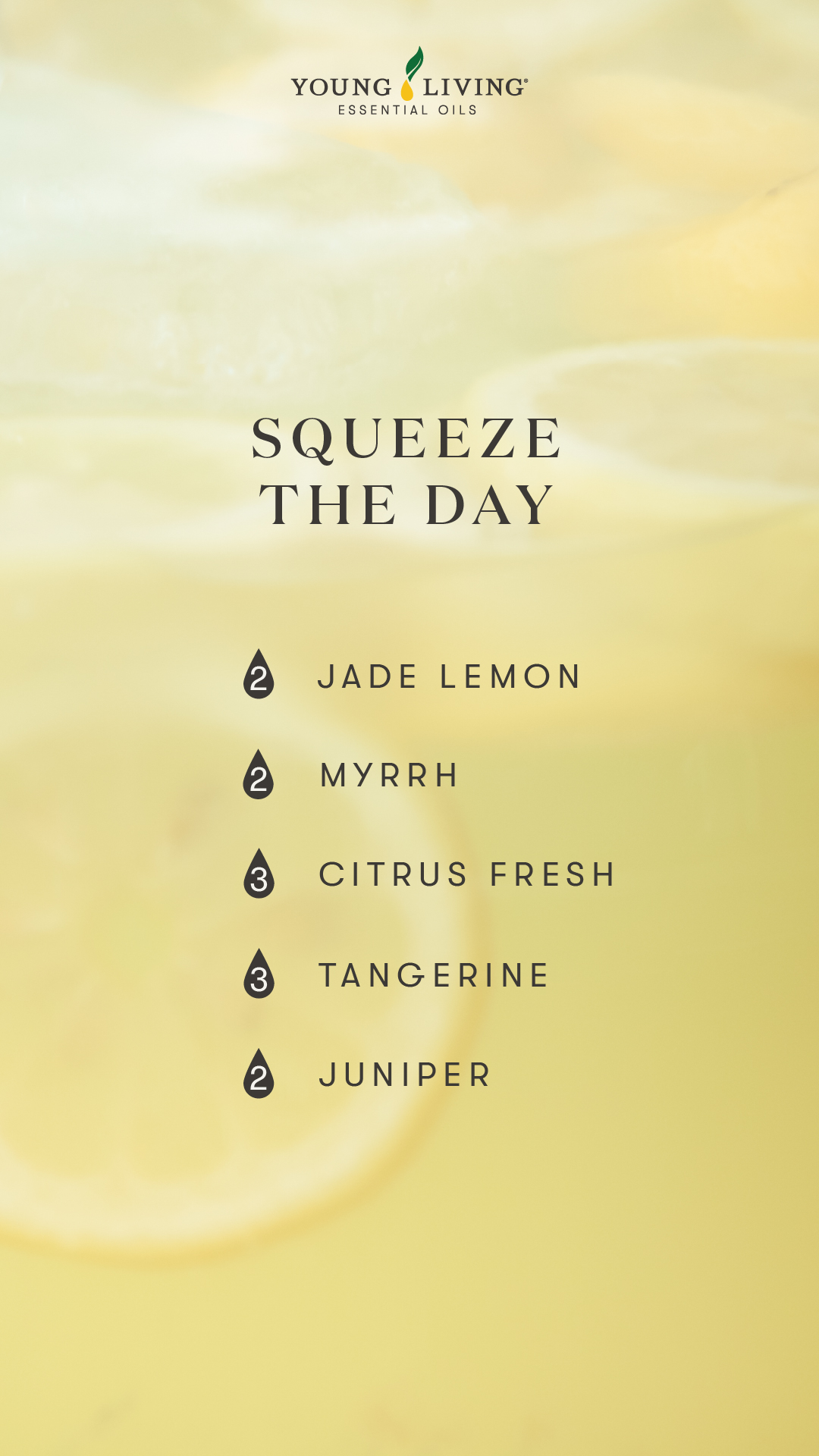 Squeeze the day diffuser blend