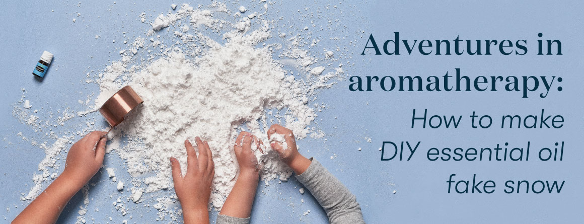 Adventures in aromatherapy: How to make DIY essential oil fake snow - Young Living Lavender Life Blog
