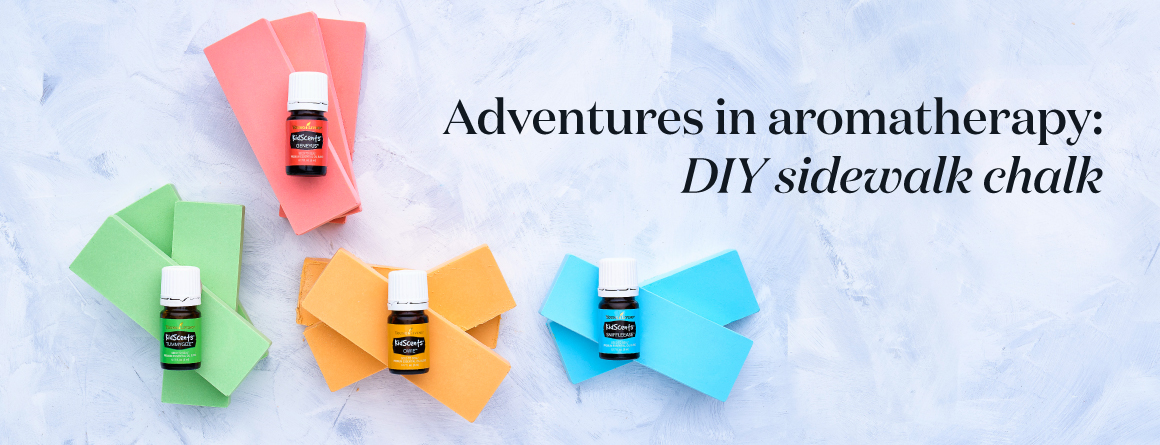 Adventures in aromatherapy: DIY sidewalk chalk- Young Living Lavender Life Blog